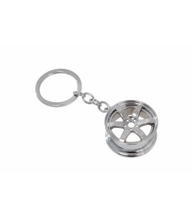 Silver Rim Keychain JR3 TE37