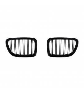 Kidney grill double slat black glossy suitable for BMW X1 (E84), year 2009-2015