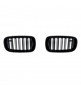 Kidney grill double slat black glossy suitable for BMW X5(F15) from year 2013 -, X6 (F16) from year 2014 -