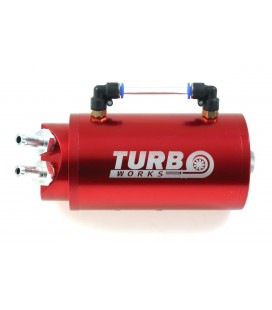 Oil catch tank 0.7L 15mm TurboWorks Red