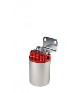 Aeromotive Canister Fuel Filter - 3/8 NPT/100-Micron (Red Housing w/ Nickel Sleeve)