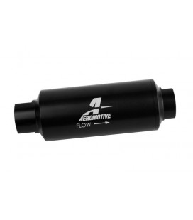 Aeromotive In-Line Marine Filter - AN-12 - 40 Micron SS Element - Black Hardcoat Finish