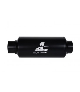 Aeromotive In-Line Marine Filter - AN-12 - 40 Micron SS Element - Black Hardcoat Finish