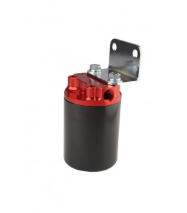 Aeromotive SS Series Billet Canister Style Fuel Filter Anodized Black/Red - 10 Micron Fabric Element