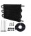 Power steering, transmision cooler TurboWorks 6-rows Black