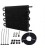 Power steering, transmision cooler TurboWorks 8-rows Black