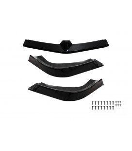 Front Splitter Mercedes Benz W204 11-13 Gloss Black