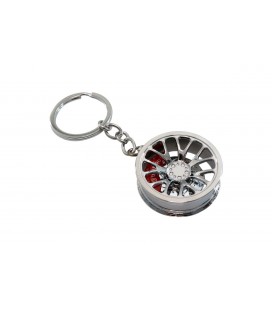 Silver Rim Keychain 3SDM with caliper