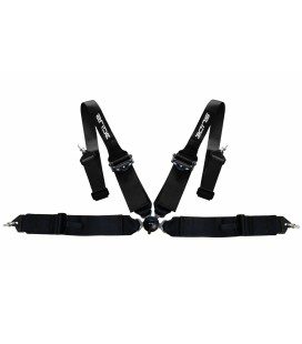 Racing seat belts SLIDE Quick 4p 3" BLACK