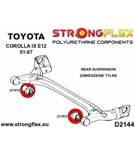 216265A: Full Suspension bush kit SPORT