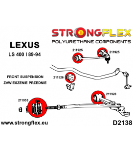 216258B: Front suspension bush kit