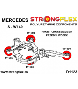 111990B: Front crossmember – rear bush