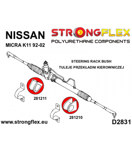 281210A: Steering rack bush SPORT