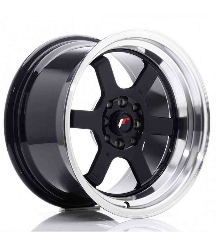 JR Wheels JR12 16x9 ET10 4x100/114 Gloss Black
