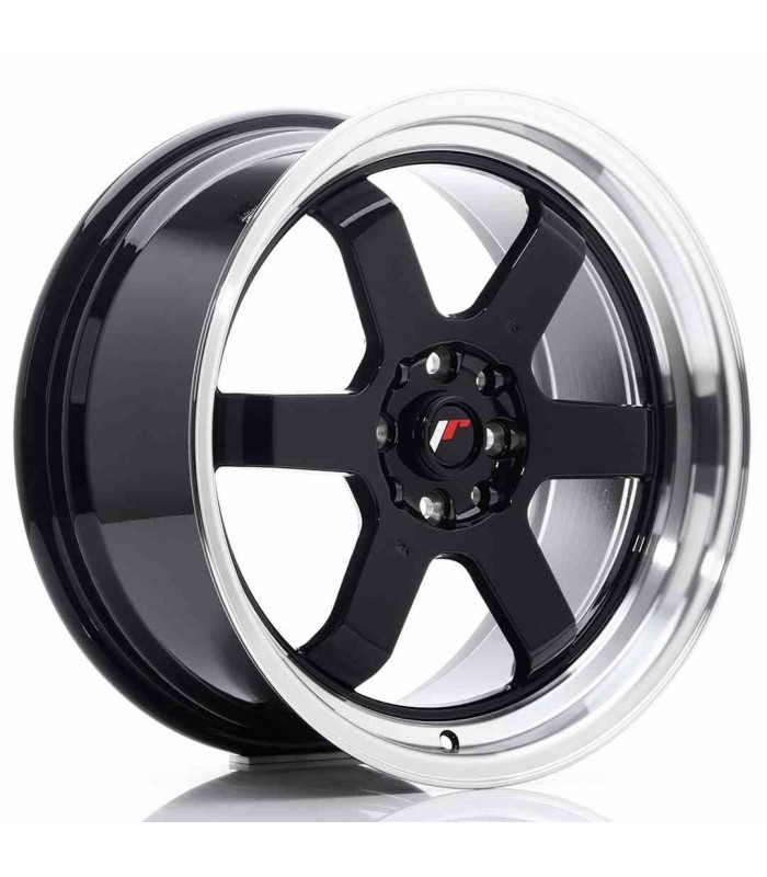 JR Wheels JR12 17x8 ET33 4x100/114 Gloss Black