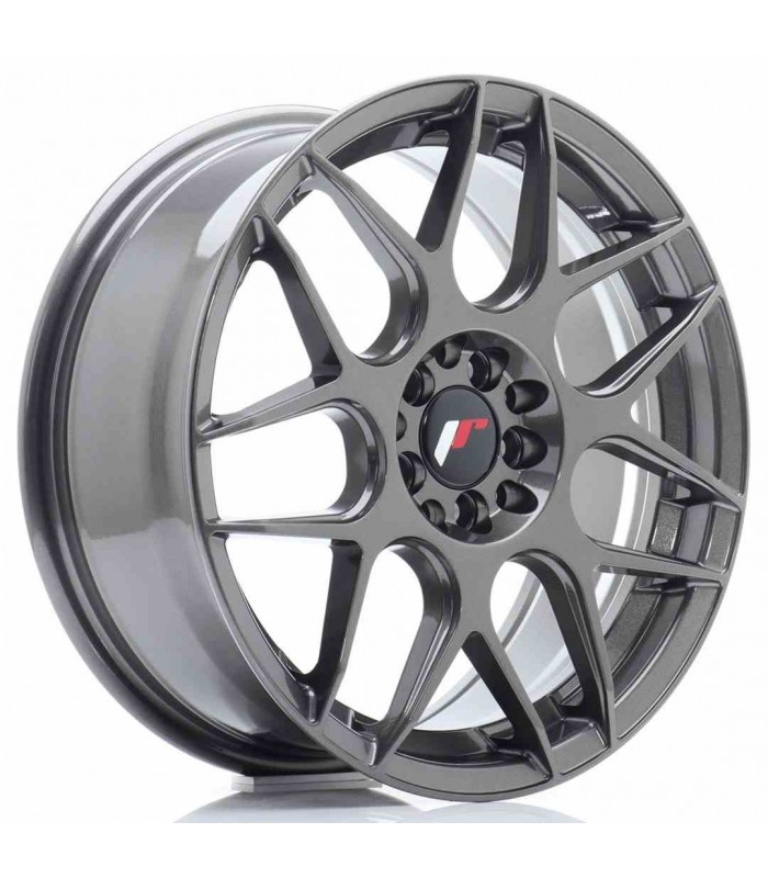 JR Wheels JR18 17x7 ET40 5x108/112 Hyper Gray