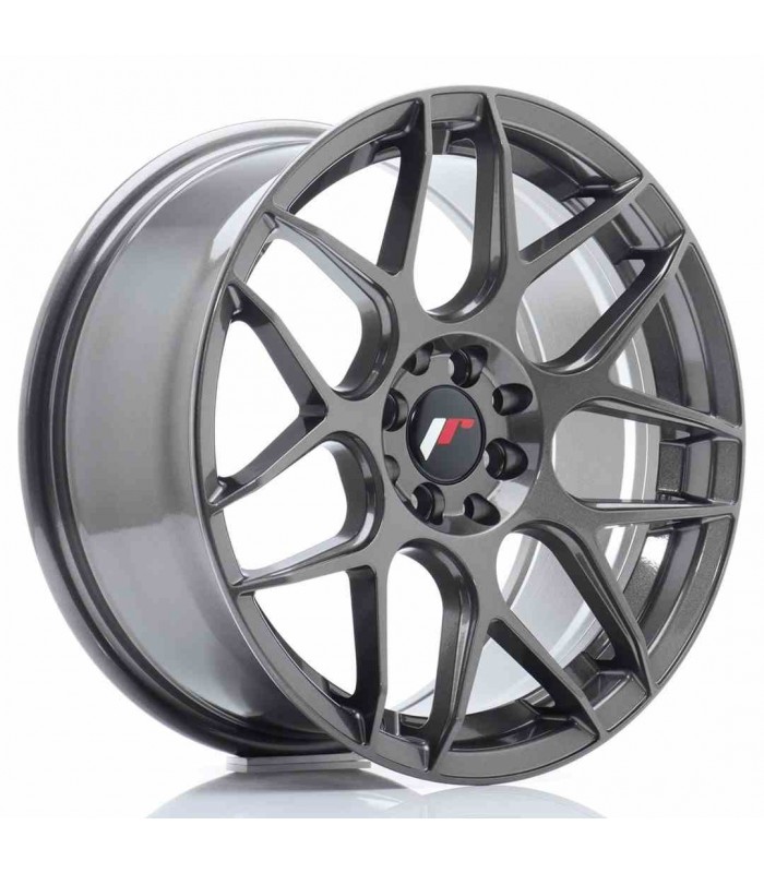 JR Wheels JR18 17x8 ET25 4x100/108 Hyper Gray