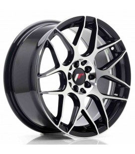 JR Wheels JR18 17x8 ET35 5x100/114 Gloss Black Machined