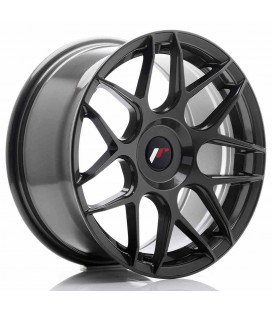 JR Wheels JR18 17x8 ET35 Blank Hyper Gray