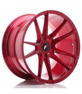 JR Wheels JR21 20x11 ET20-30 5H BLANK Platinum Red