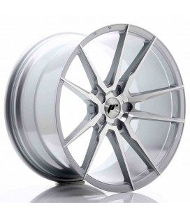 JR Wheels JR21 20x11 ET30-50 5H BLANK Silver Machined Face