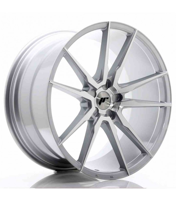 JR Wheels JR21 21x11 ET15-55 5H BLANK Silver Machined Face