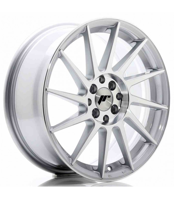 JR Wheels JR22 17x7 ET25 4x100/108 Silver Machined Face