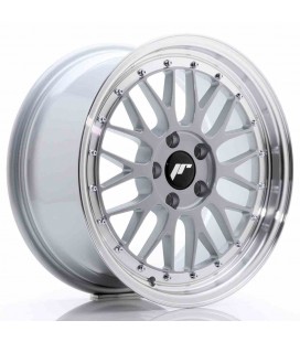 JR Wheels JR23 17x8 ET35 5x100 Hyper Silver w/Machined Lip