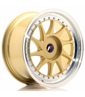 JR Wheels JR26 18x8,5 ET35-40 BLANK Gold w/Machined Lip