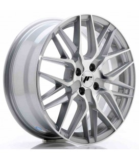JR Wheels JR28 17x7 ET35 4x108 Silver Machined Face