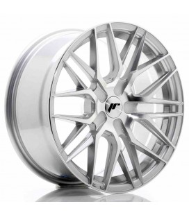 JR Wheels JR28 17x8 ET25-40 BLANK Silver Machined Face