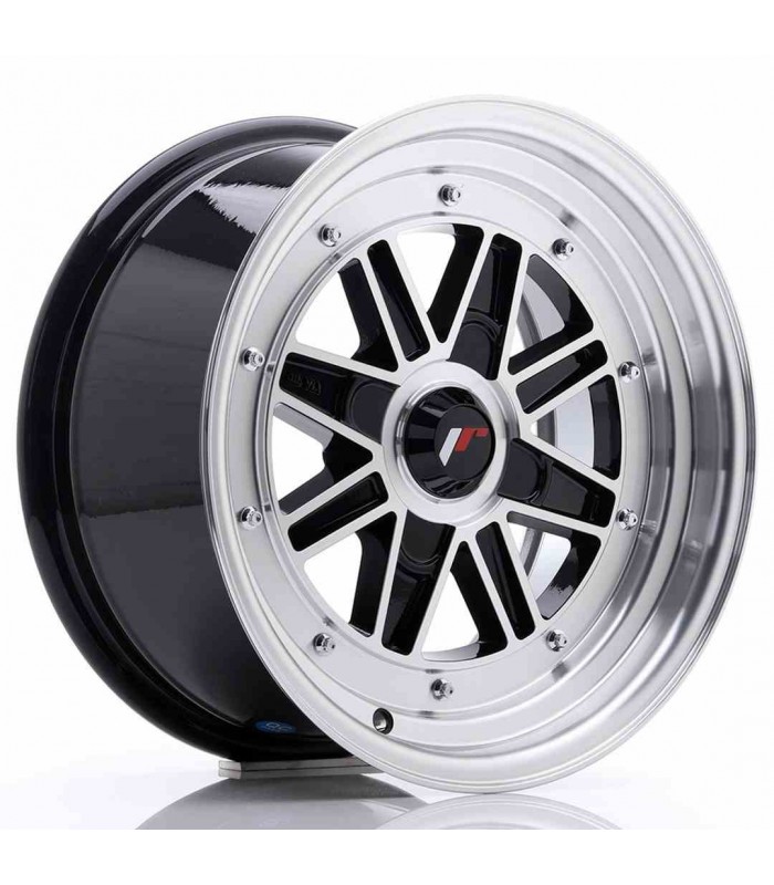 JR Wheels JR31 15x7.5 ET20 4H BLANK Gloss Black Machined Face