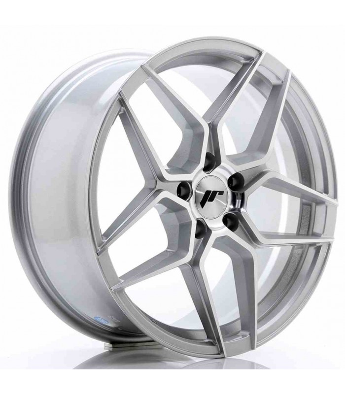 JR Wheels JR34 18x8 ET35 5x120 Silver Machined Face