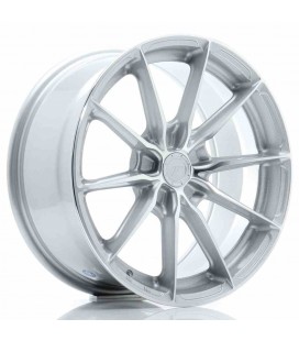 JR Wheels JR37 17x8 ET20-40 5H BLANK Silver Machined Face