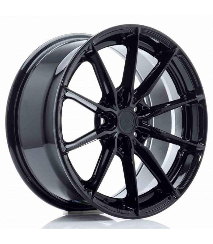JR Wheels JR37 17x8 ET40 5x112 Glossy Black