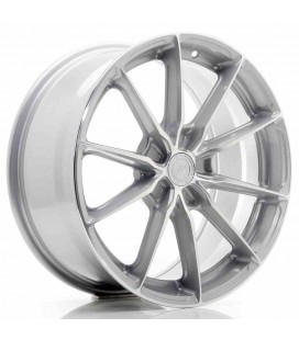 JR Wheels JR37 18x8 ET20-45 5H BLANK Silver Machined Face