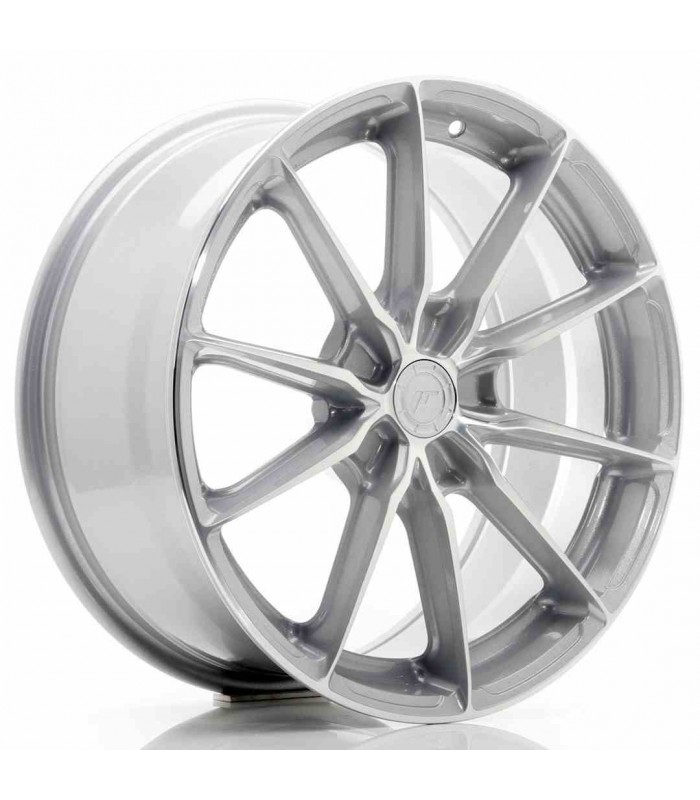 JR Wheels JR37 18x8 ET20-45 5H BLANK Silver Machined Face