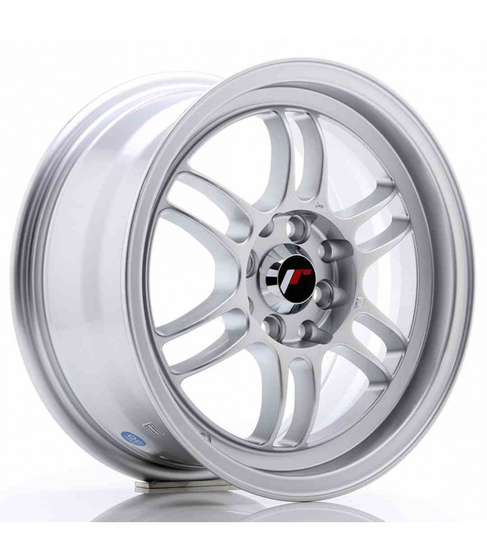 JR Wheels JR7 15x7 ET38 4x100/114 Silver