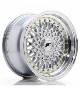 JR Wheels JR9 15x8 ET20 4x100/108 Silver w/Machined Lip