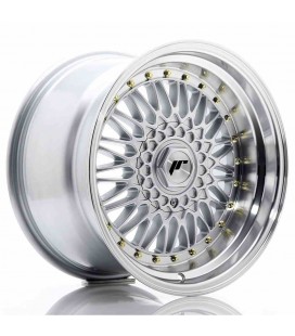 JR Wheels JR9 17x10 ET20 BLANK Silver w/Machined Lip