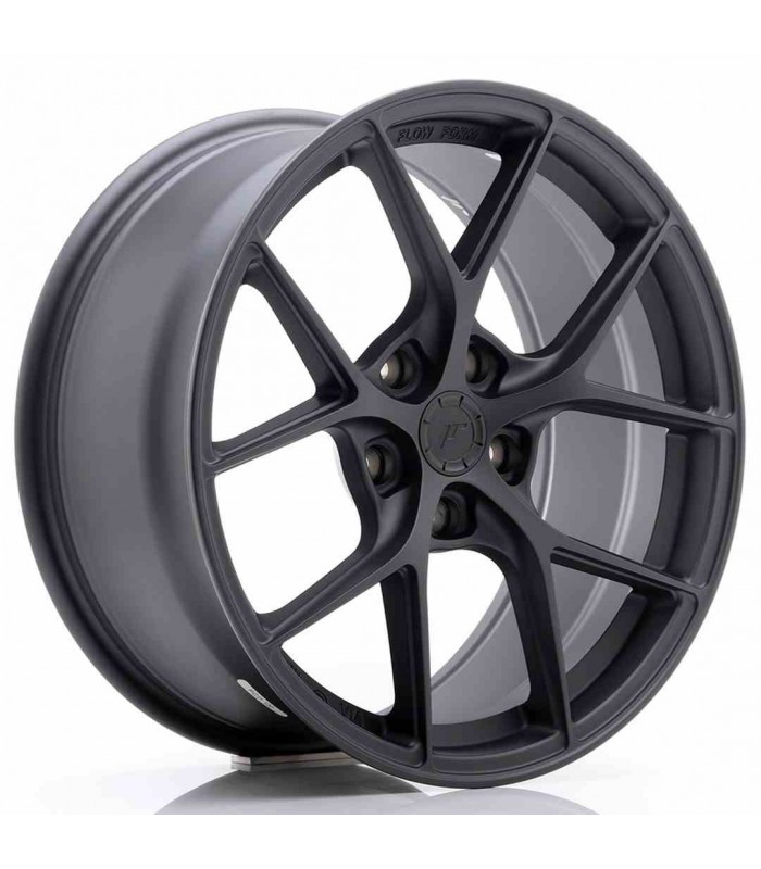 JR Wheels SL01 18x8 ET40 5x112 Matt Gun Metal