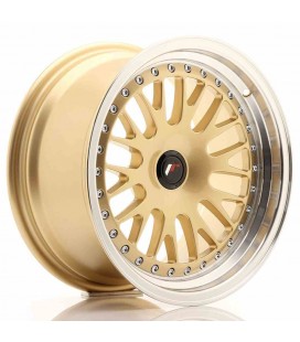 JR Wheels JR10 16x8 ET20 Blank Gold w/Machined Lip