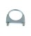 Exhaust clamp U-Clamp 58mm