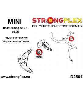 251300B: Front control arm bush