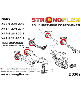 036057B: Full suspension polyurethane bush kit