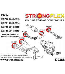 036057B: Full suspension polyurethane bush kit