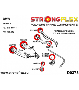 032036A: Rear anti roll bar bush SPORT