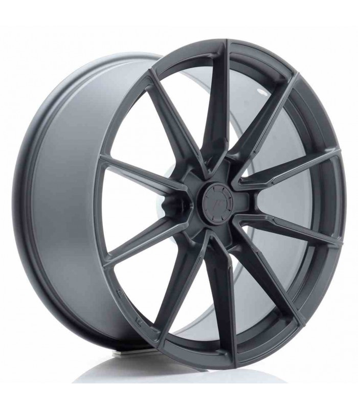 JR Wheels SL02 19x8 ET20-40 5H BLANK Matt Gun Metal