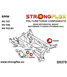 032050A: Rear diff mount - front bush SPORT