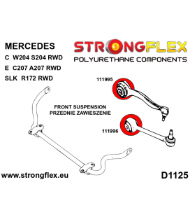 116262A: Front suspension bush kit SPORT